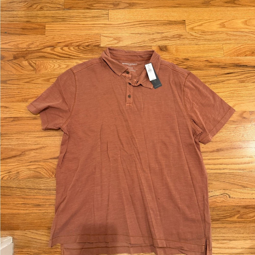Banana Republic Brown Polo Shirt